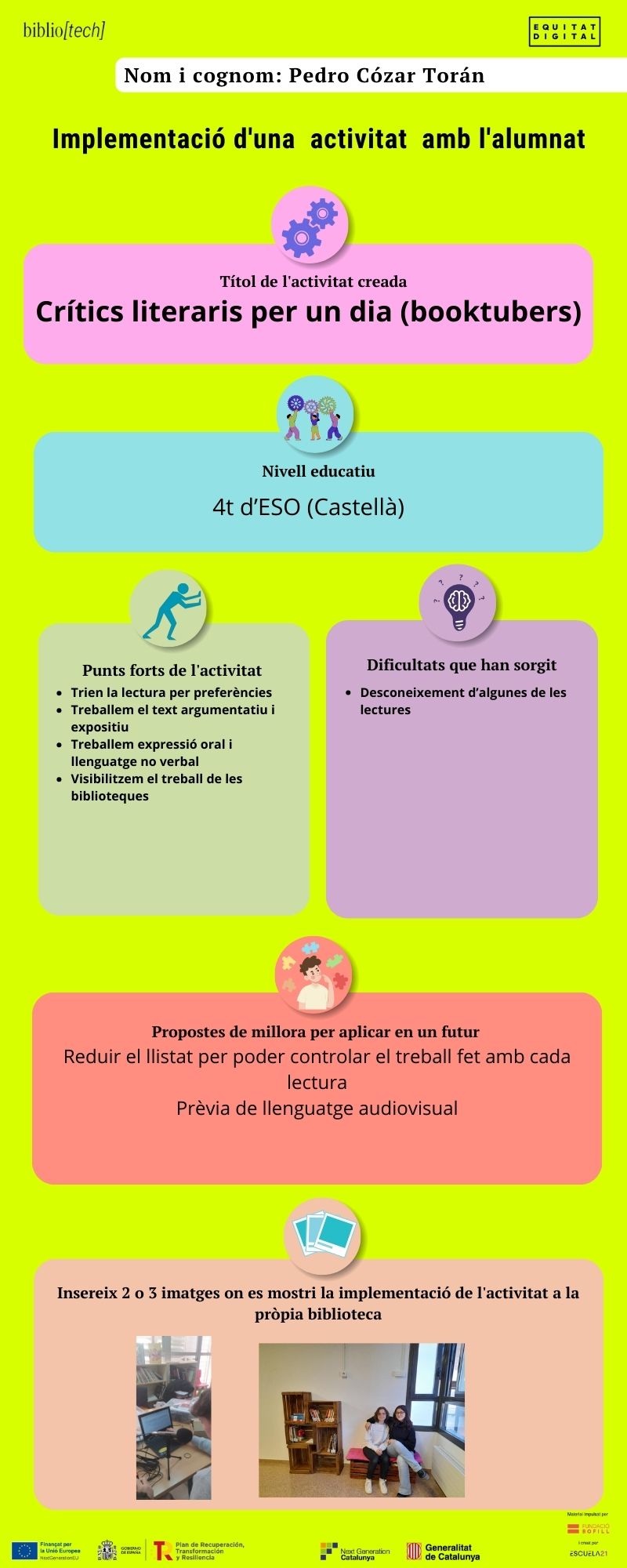 Crítics literaris per un dia – Pedro Cózar Torán